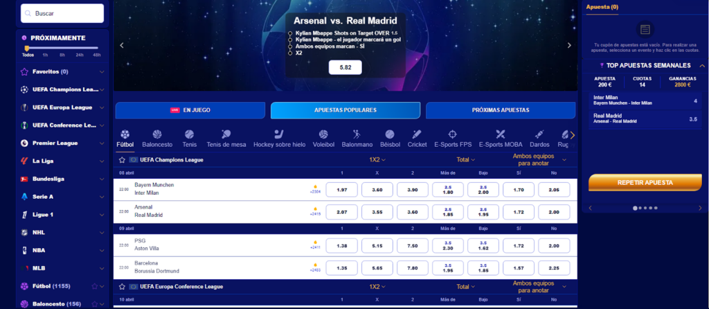 Apuestas Deportivas en Wonaco