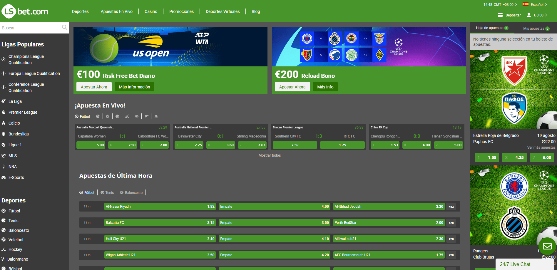 Tipos de Apuestas y Mercados