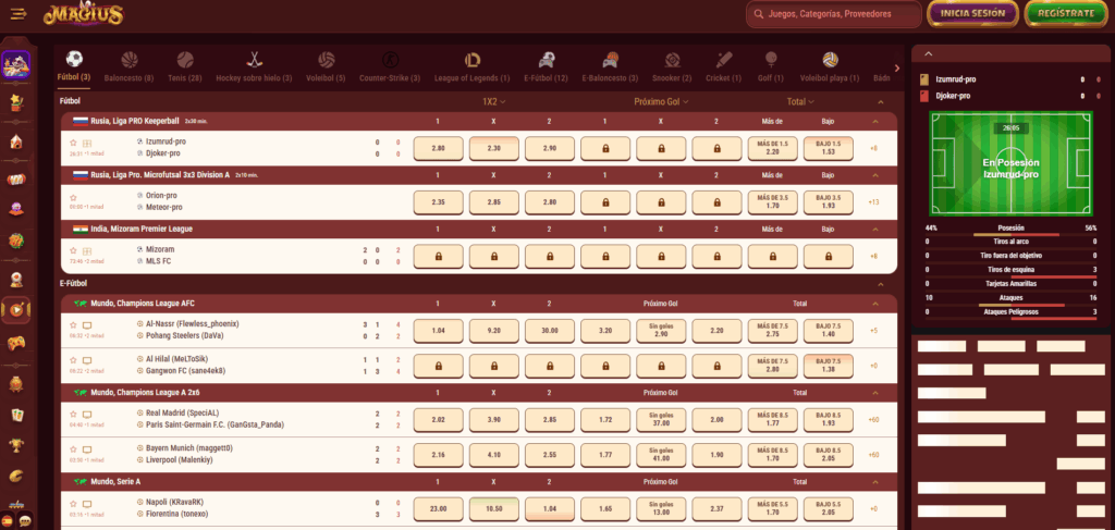 Magius Sportsbook - Casa de Apuestas